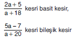 YGS Rasyonel Sayılar Soruları Test 1 